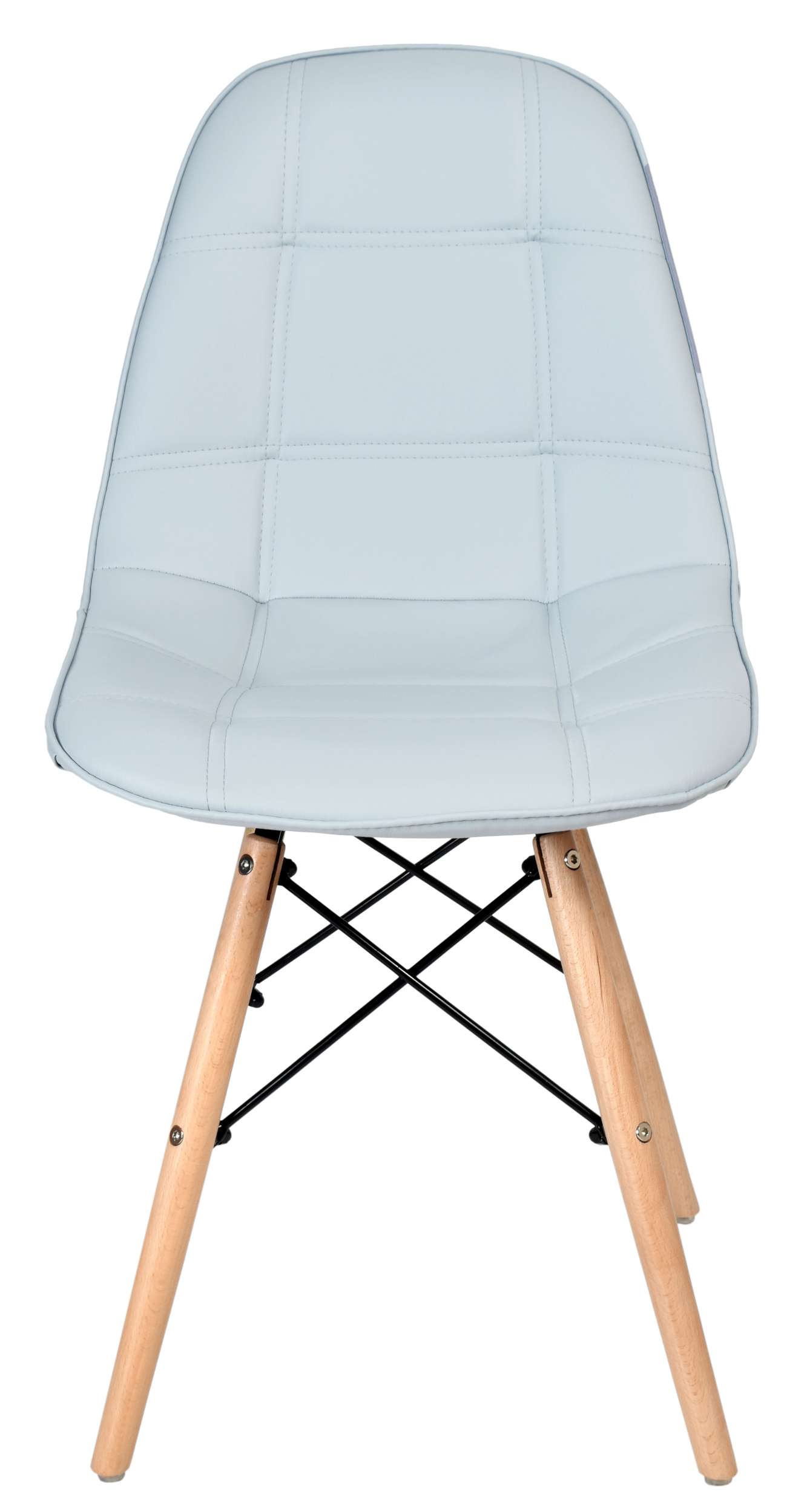 Krzesło nowoczesne tapicerowane LYON DSW jasno-szare