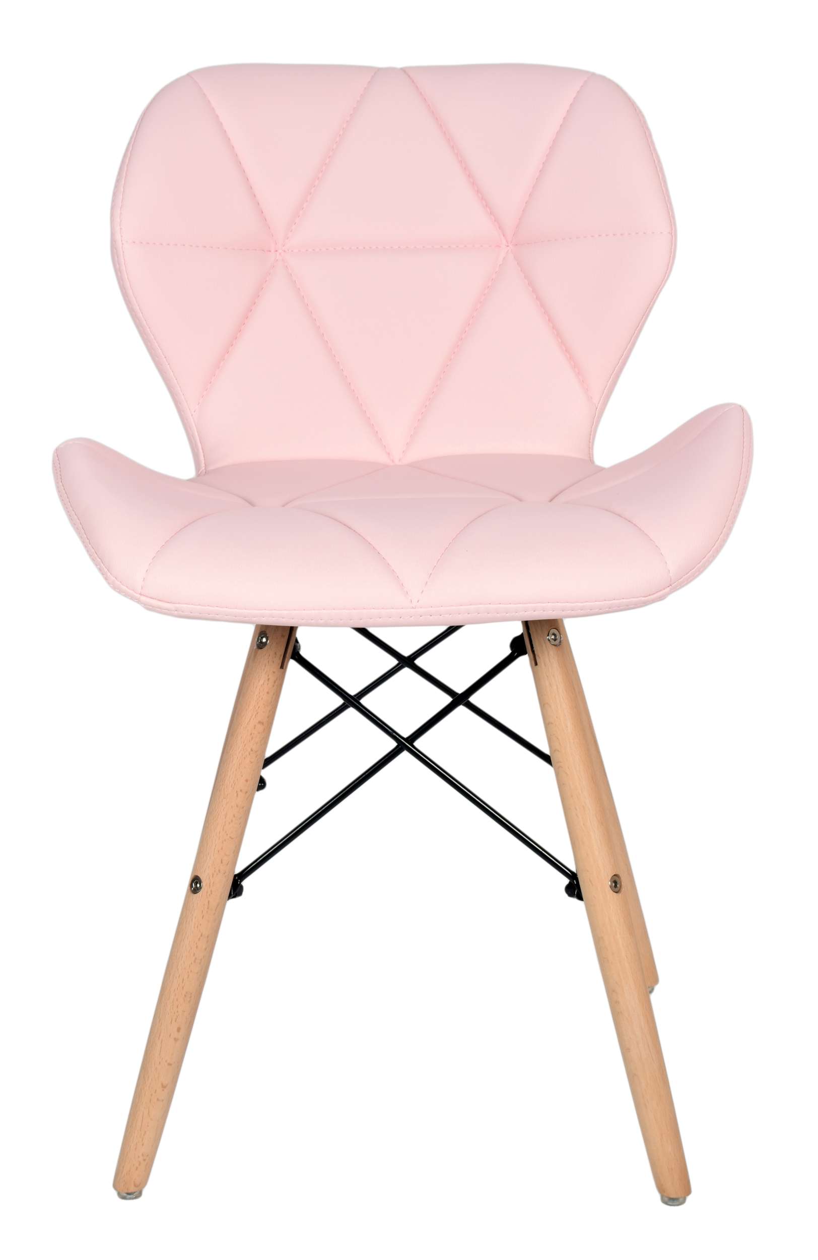 Krzesło tapicerowane DSW AZMUR różowe