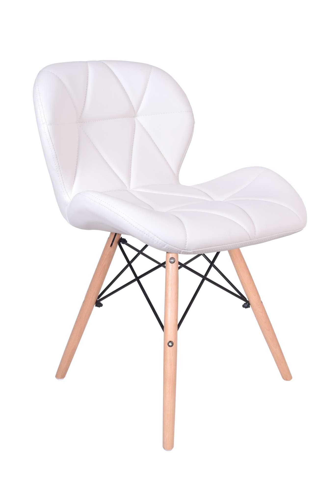 Krzesło tapicerowane DSW AZMUR białe
