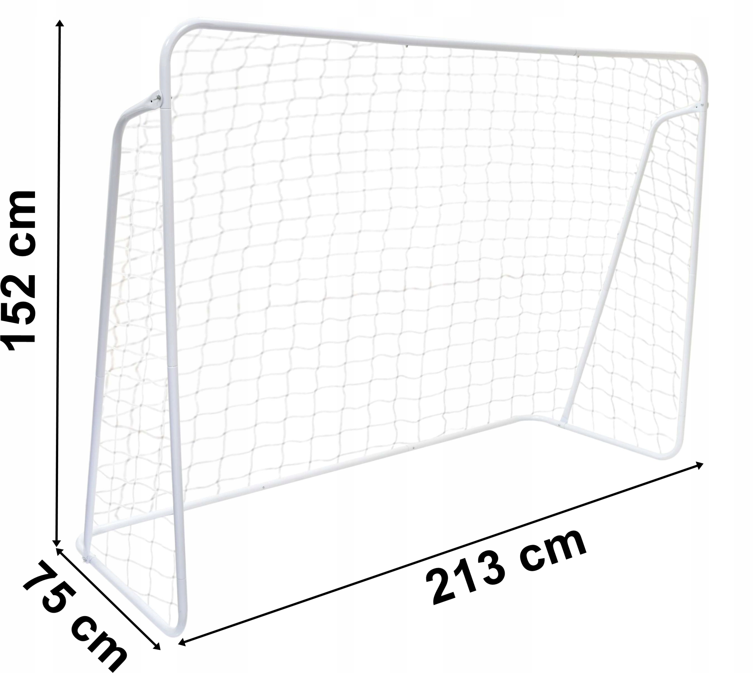 Bramka piłkarska z matą celowniczą ROBERTO 213x152 cm