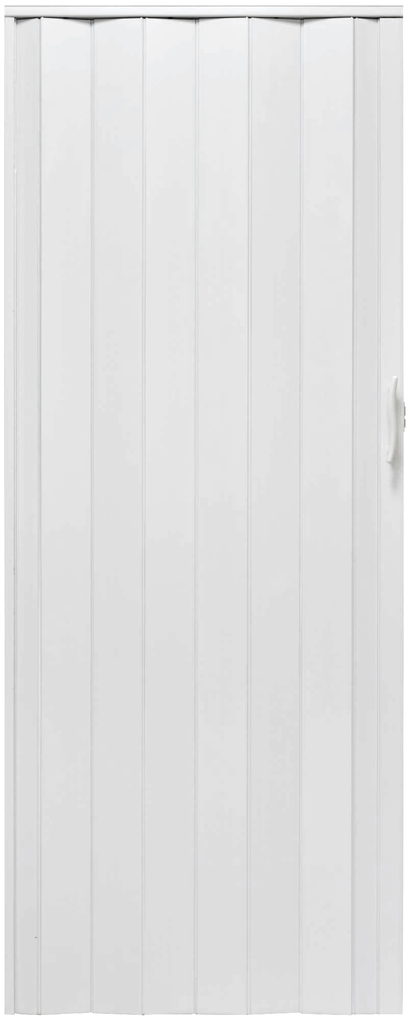 Drzwi harmonijkowe 001P - 80 cm - 014 biały mat