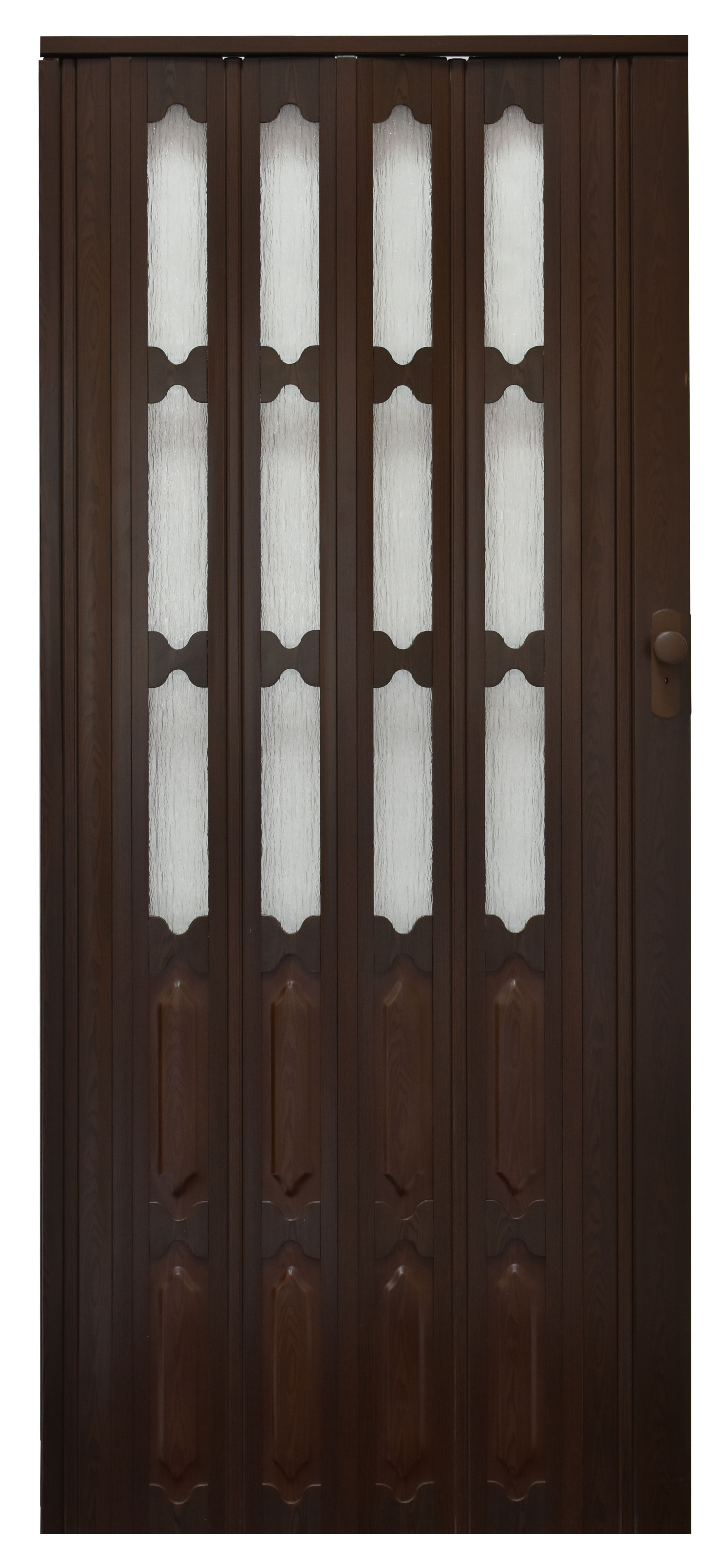 Drzwi harmonijkowe 007 - 86 cm - 7291 orzech mat