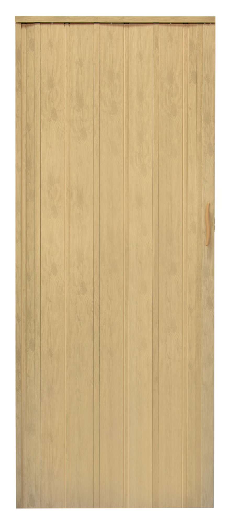 Drzwi harmonijkowe 008P-48G-80 wiąz mat G 80 cm