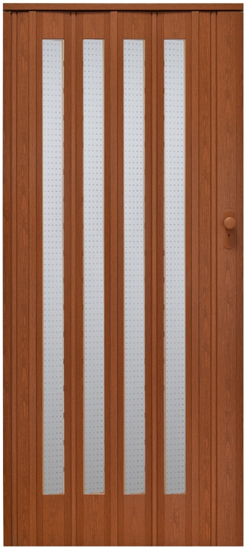 Drzwi harmonijkowe 008P - 80 cm - 272 calvados mat