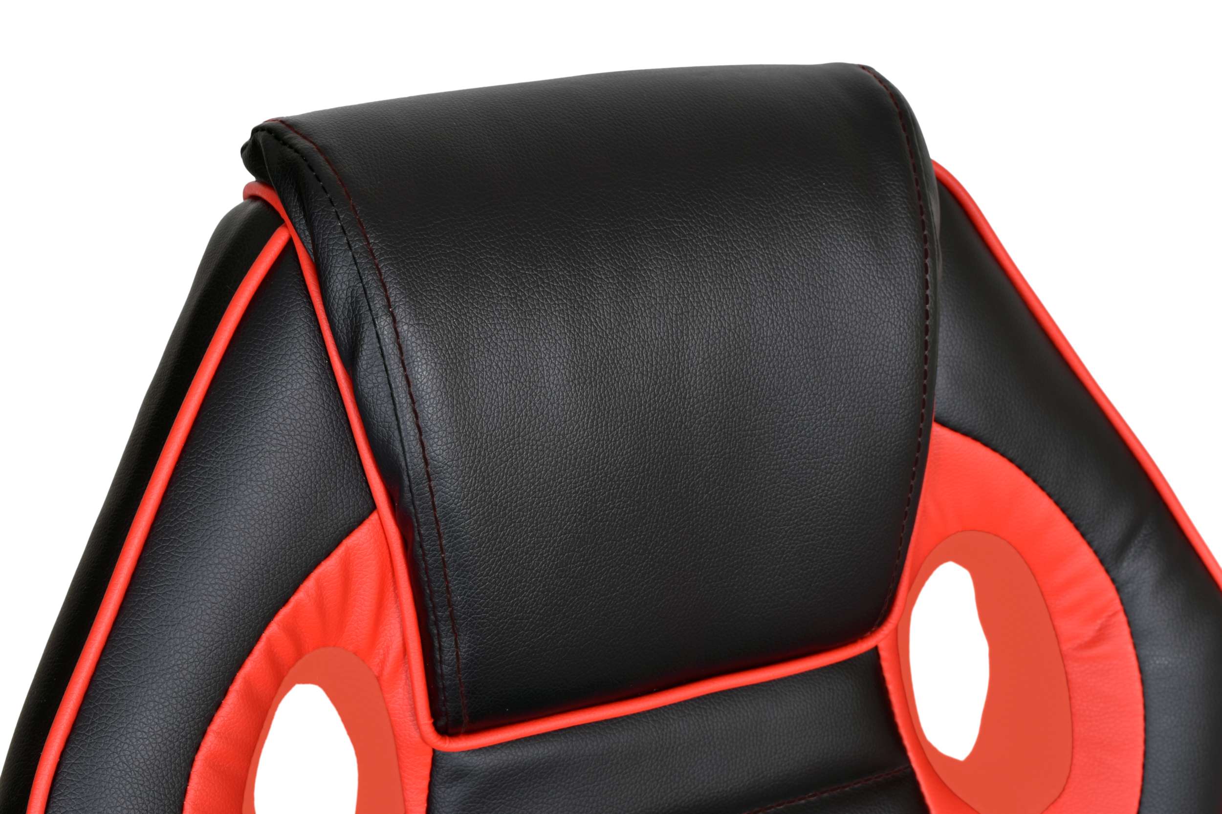 Fotel biurowy Racer1 czarno-czerwony