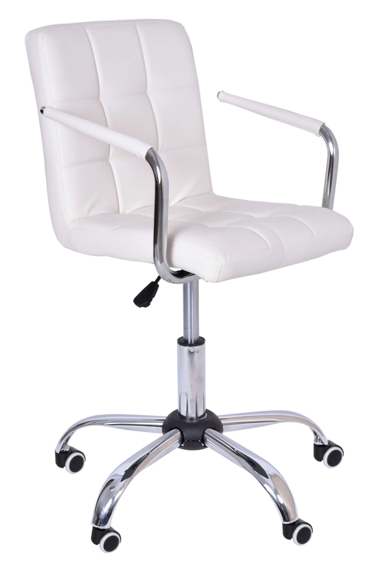 Fotel biurowy kosmetyczny Silene biały