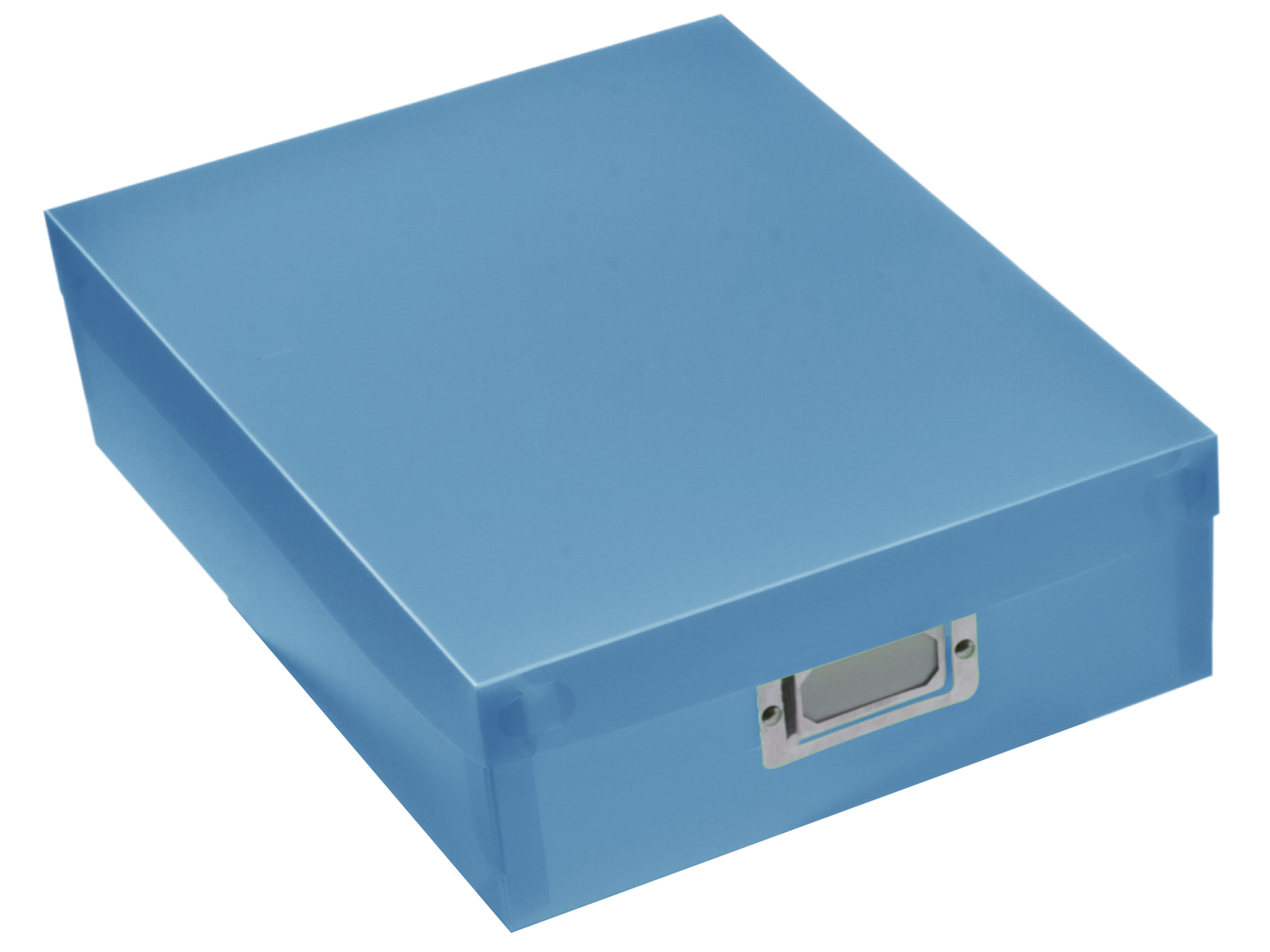 Pudełko na dokumenty niebieskie