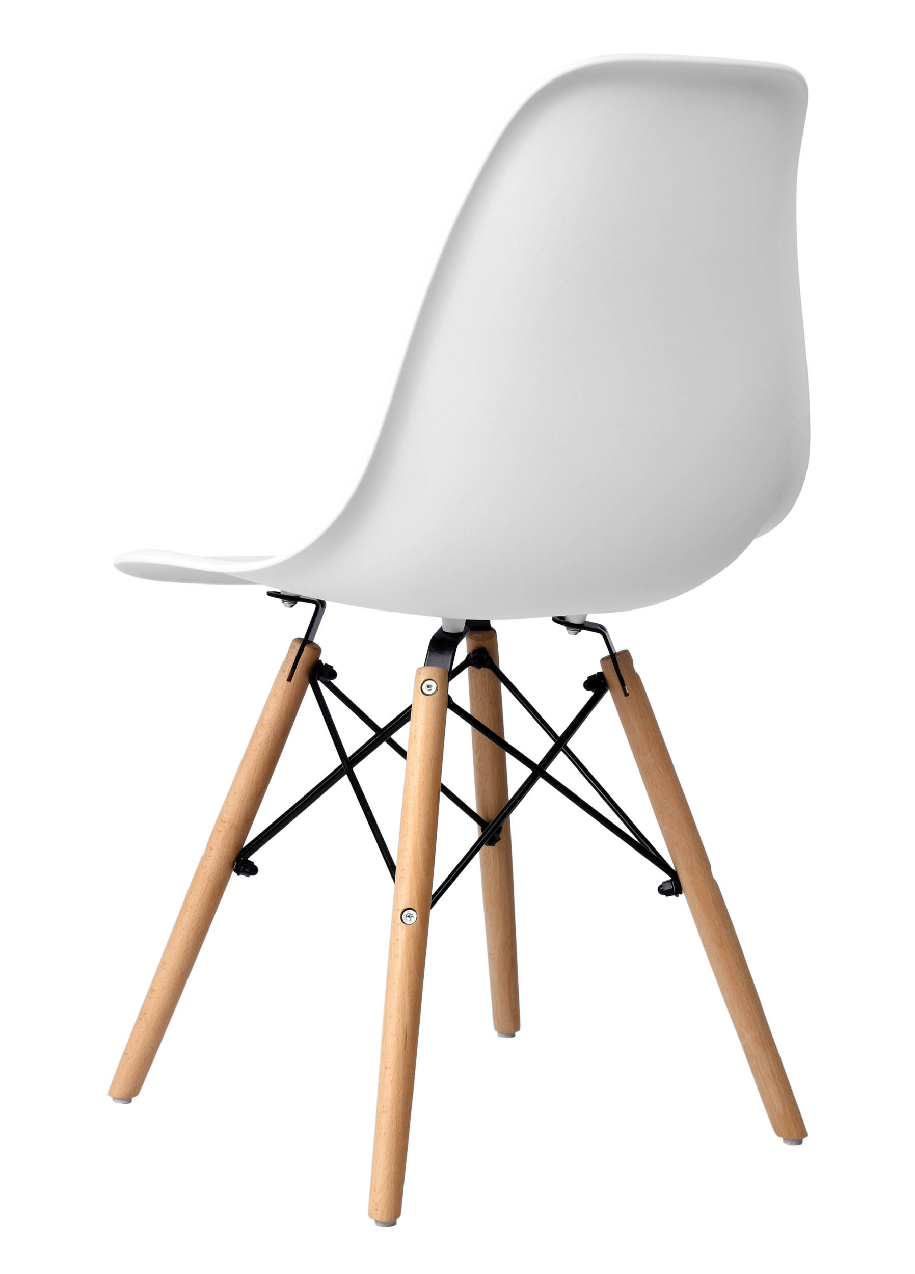 Krzesło skandynawskie DSR styl EIFFEL białe