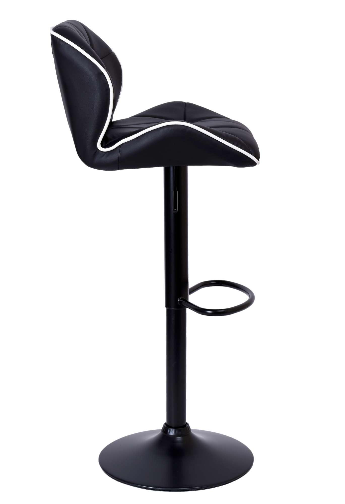 Hoker krzesło barowe GRAPPO BLACK czarne