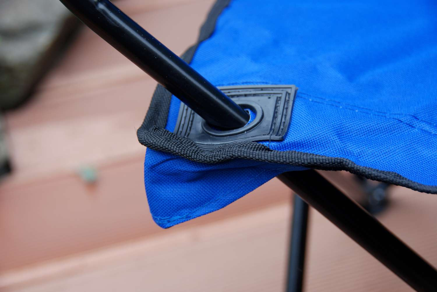 Rozkładane krzesło wędkarskie Hugo niebieskie