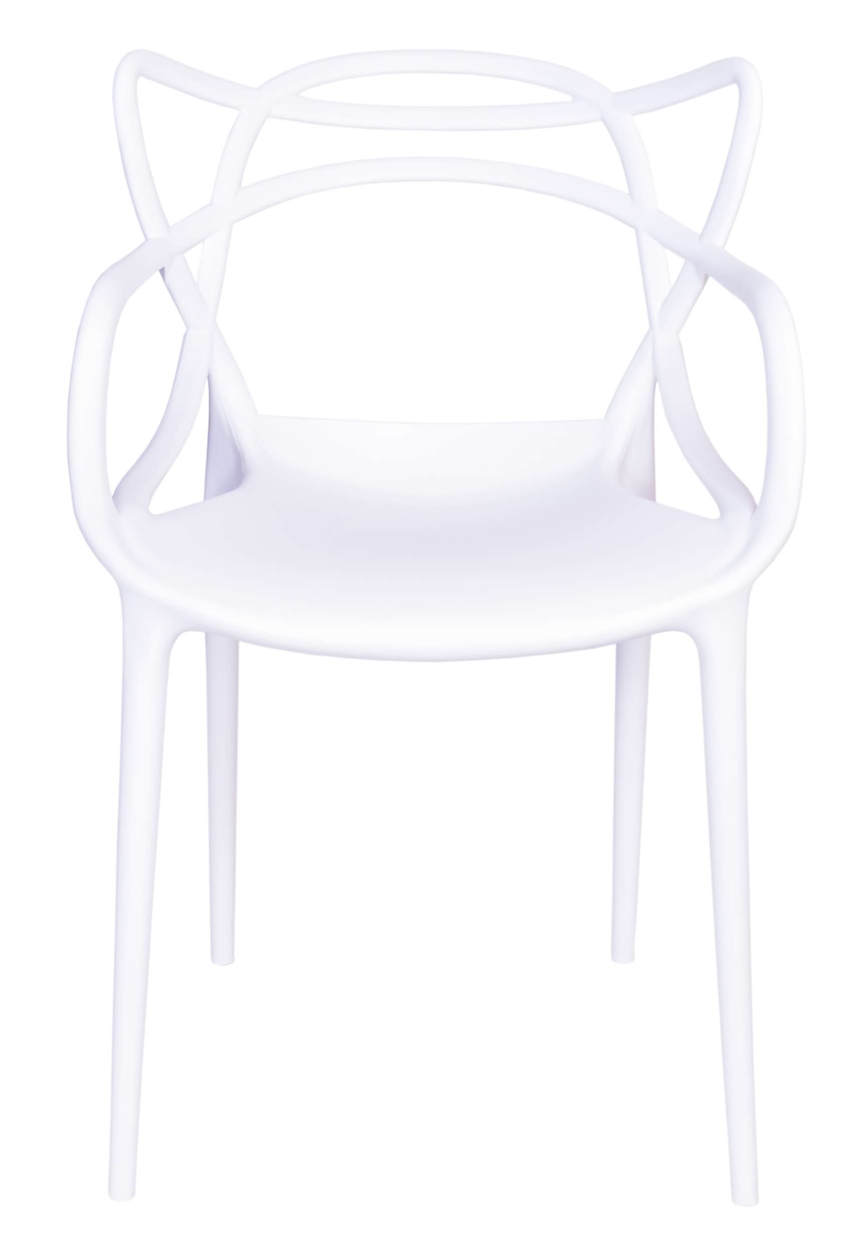Nowoczesne krzesło LILA białe