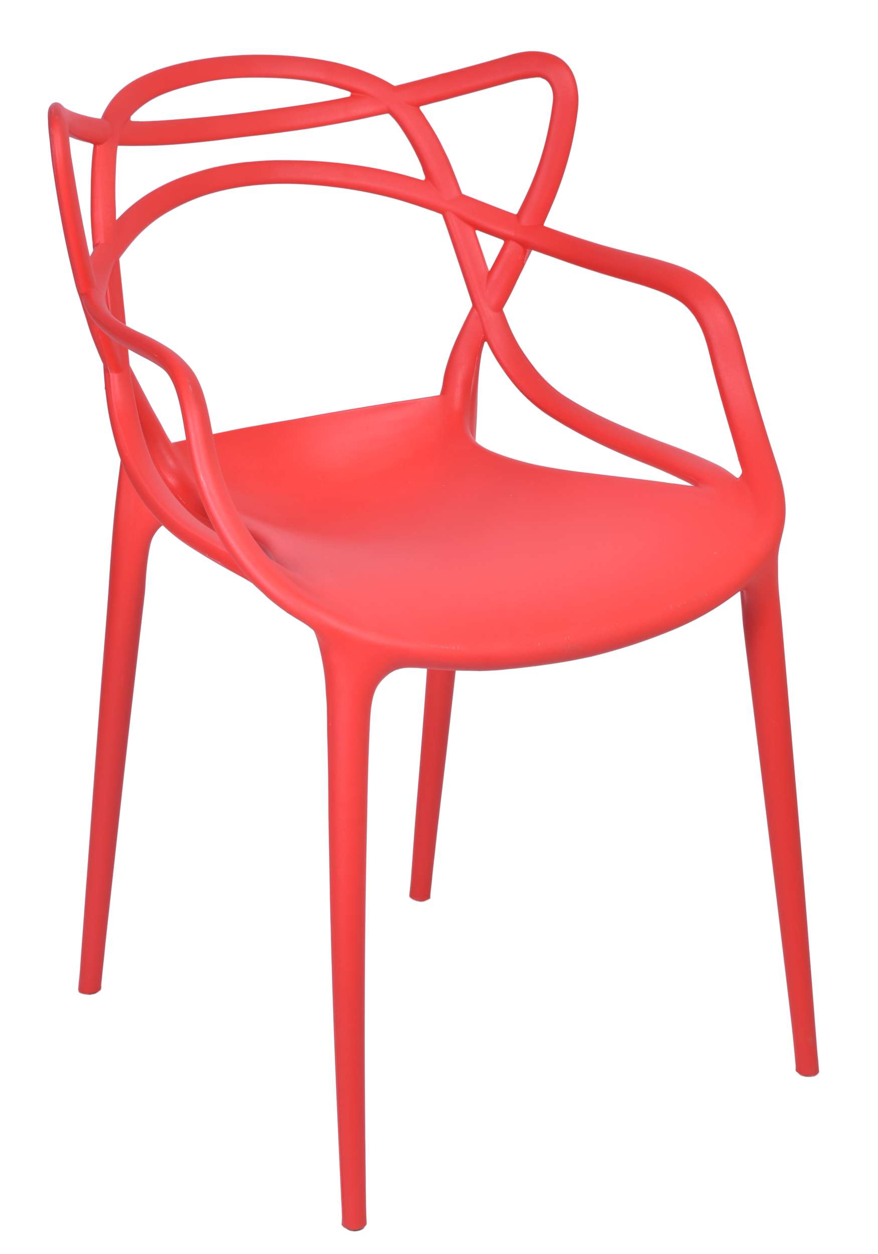 Nowoczesne krzesło LILA czerwone