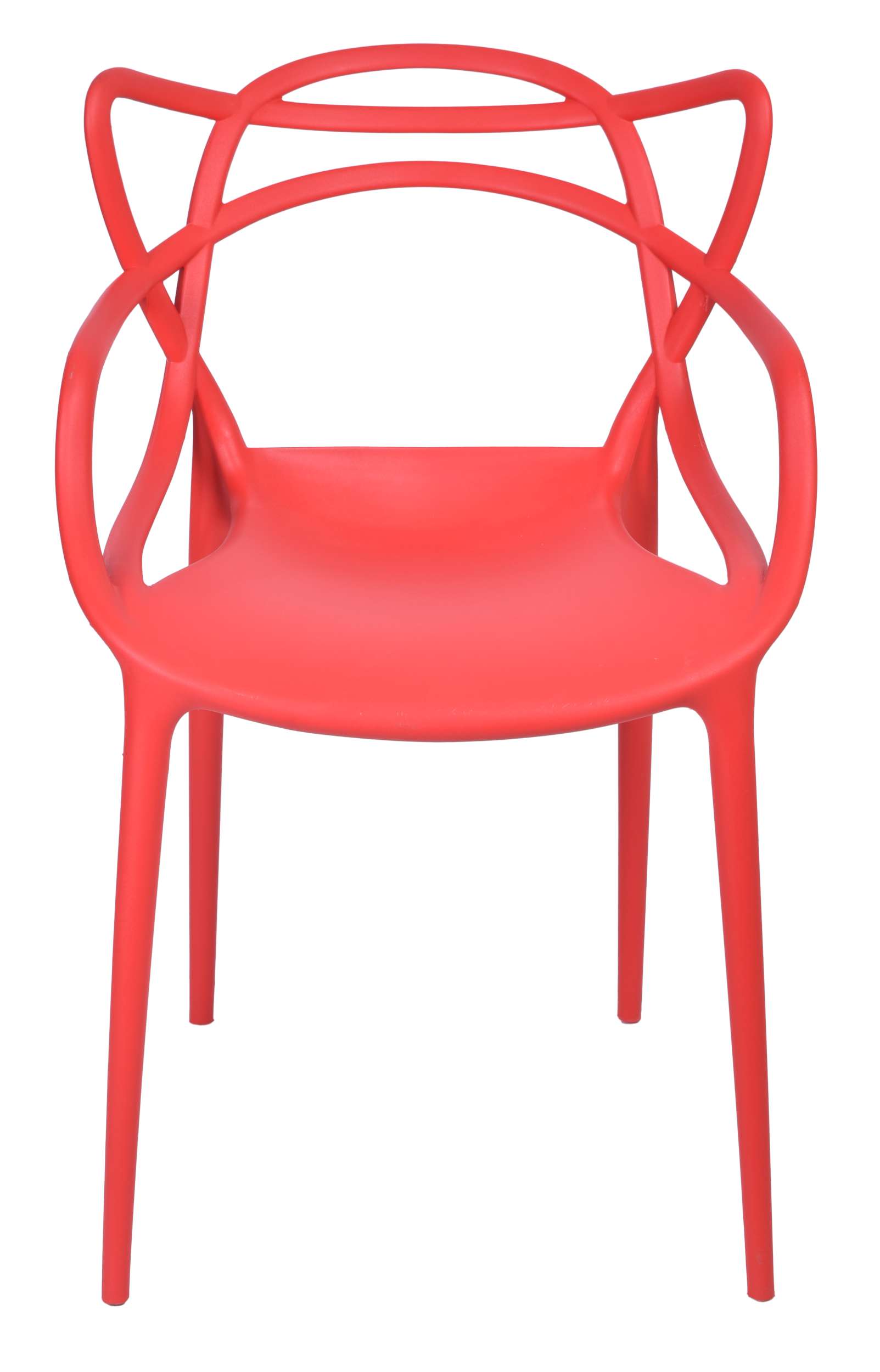 Nowoczesne krzesło LILA czerwone