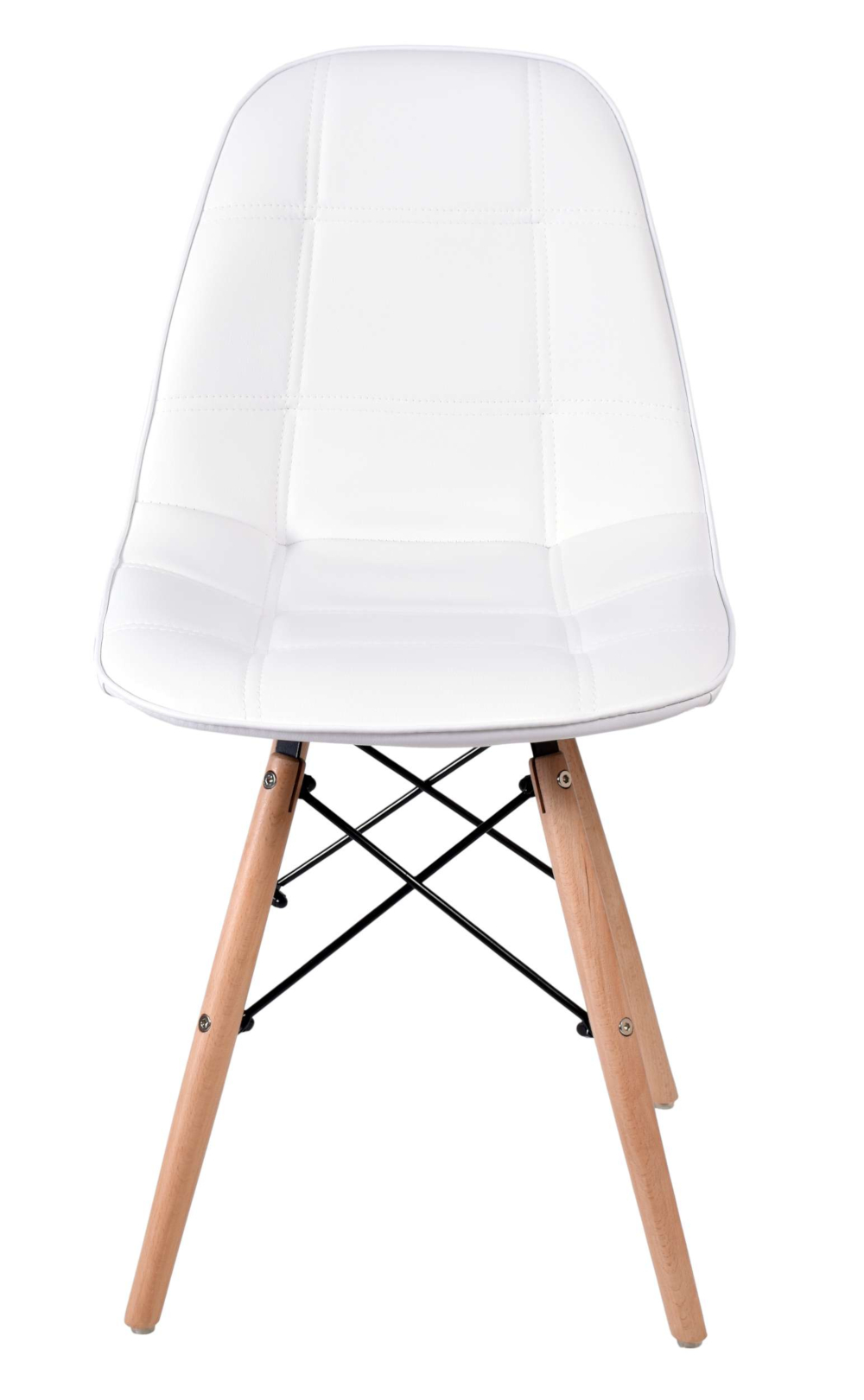 Krzesło nowoczesne tapicerowane LYON DSW białe