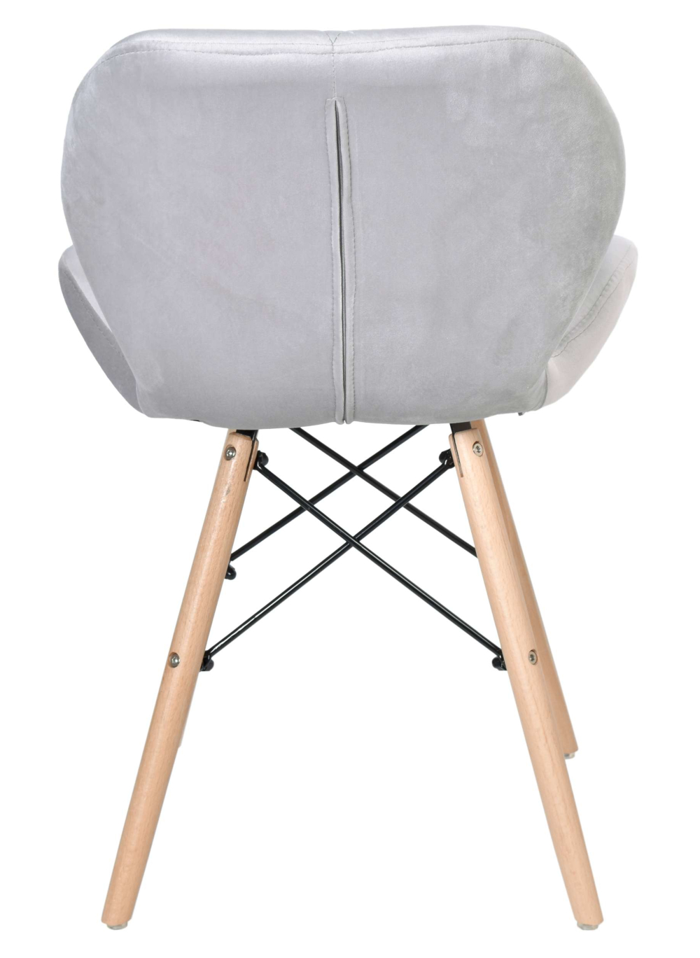 Krzesło tapicerowane DSW AZMUR aksamitny ciemnozielony