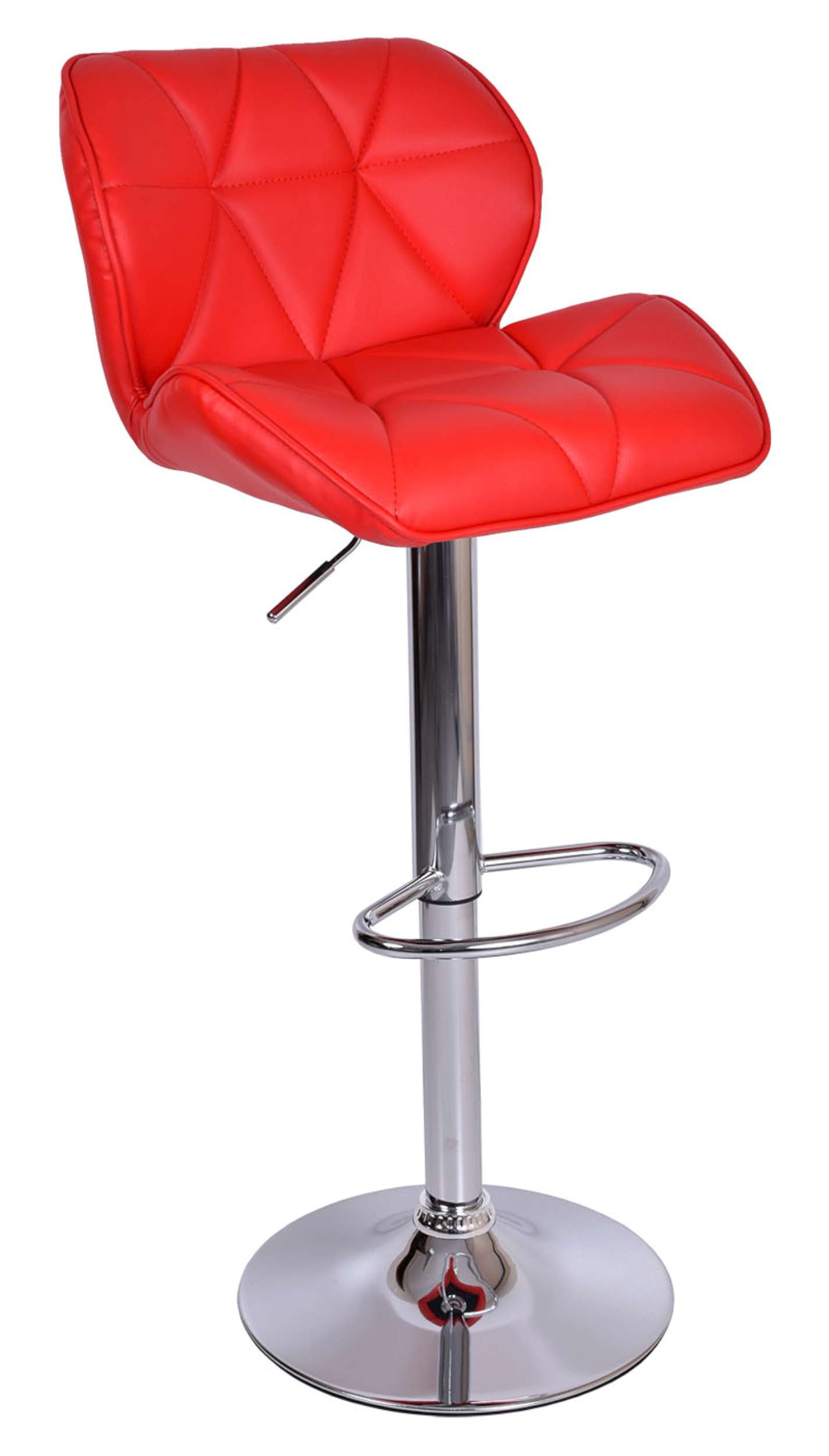 Hoker krzesło barowe ROSSI czerwone