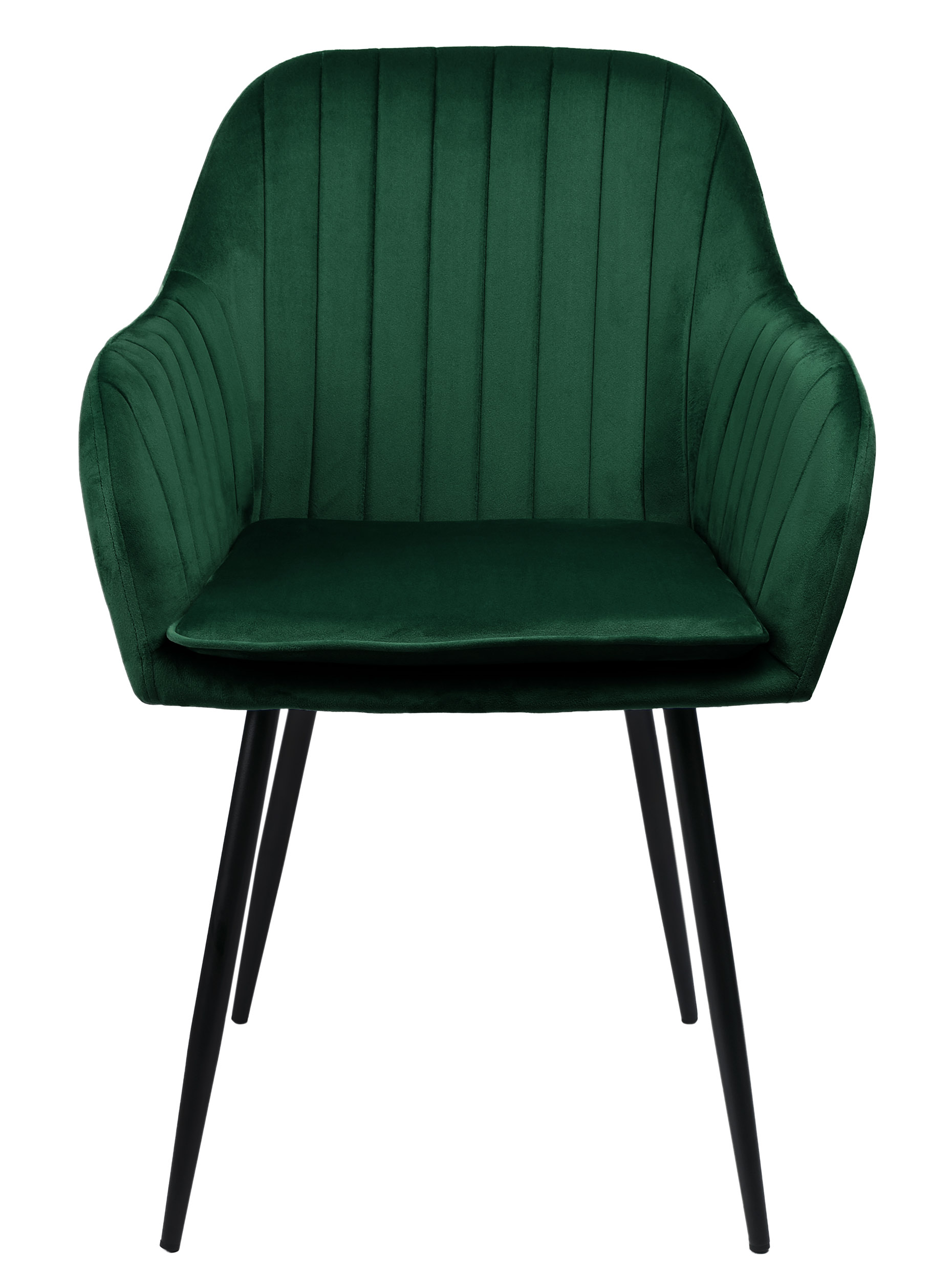 Krzesło tapicerowane SEVILLA ciemnozielone Velvet