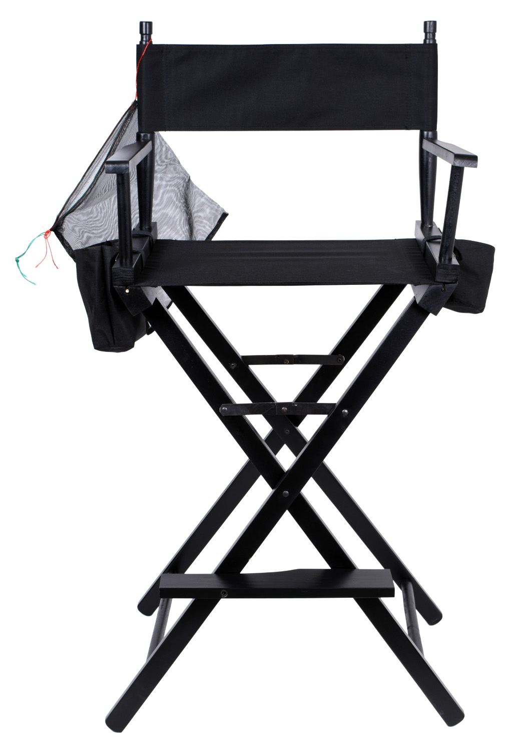 Krzesło reżyserskie do makijażu Steven składane czarne