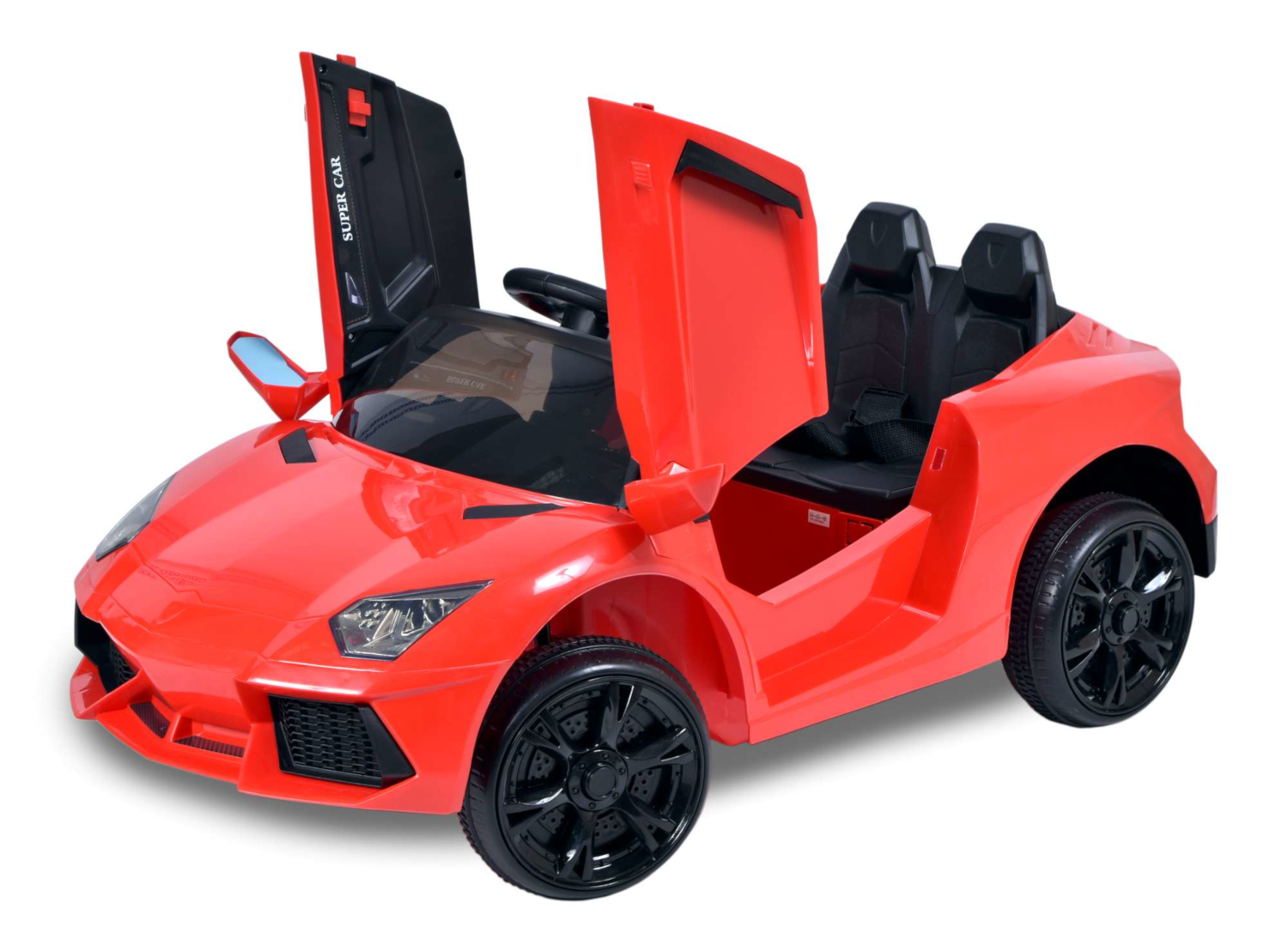 Samochodzik elektryczny styl Lamborghini czerwone