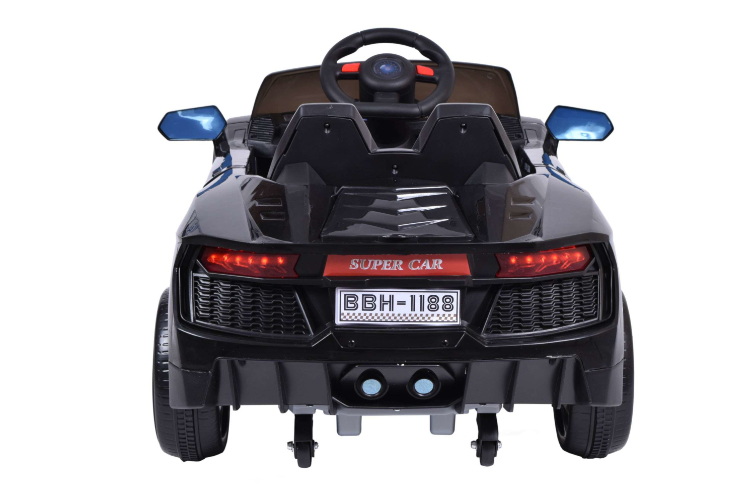 Samochodzik elektryczny styl Lamborghini czarny