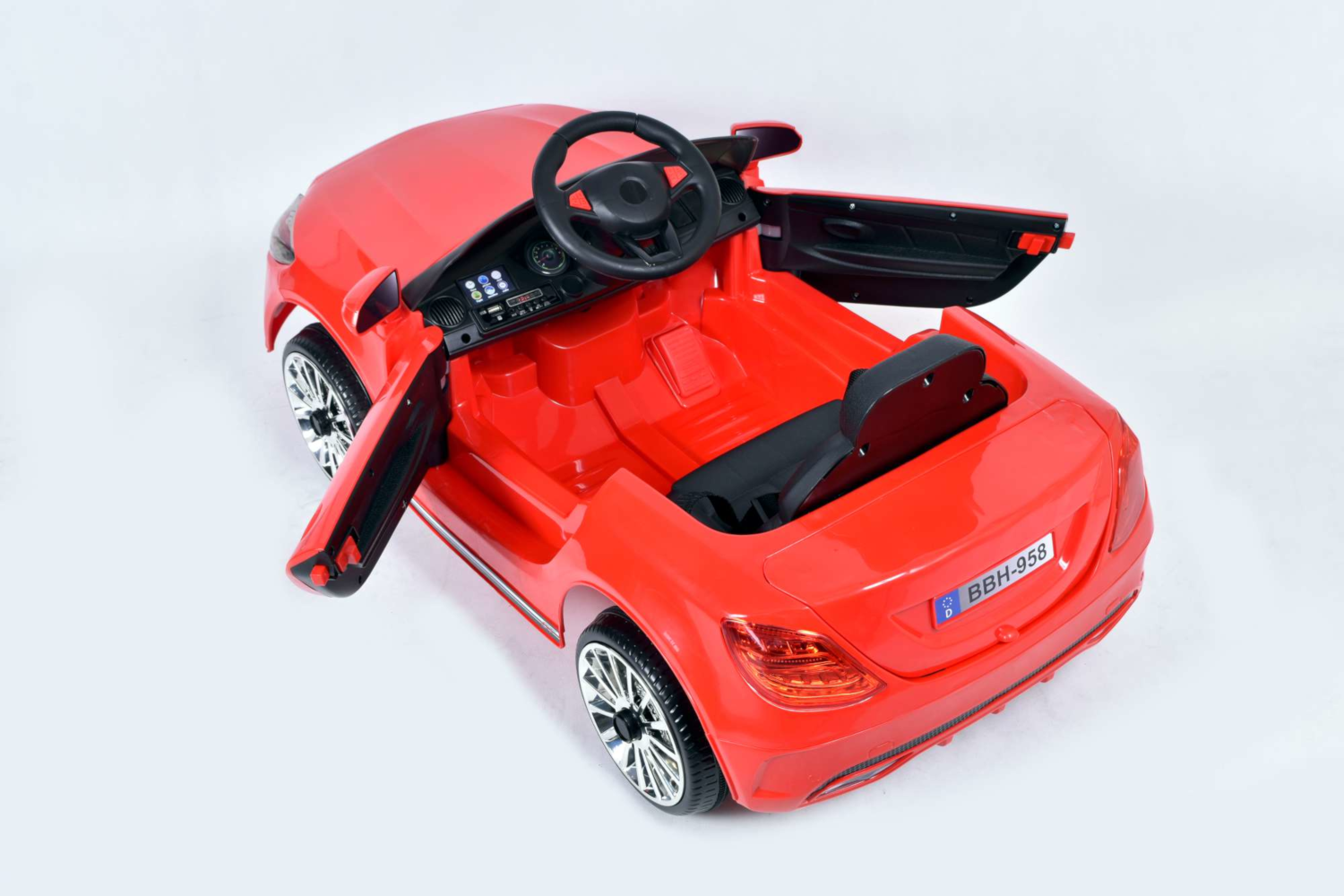Samochodzik elektryczny MERCEDES czerwony