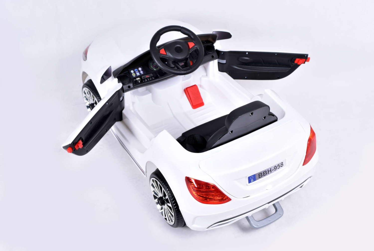 Samochodzik elektryczny MERCEDES biały