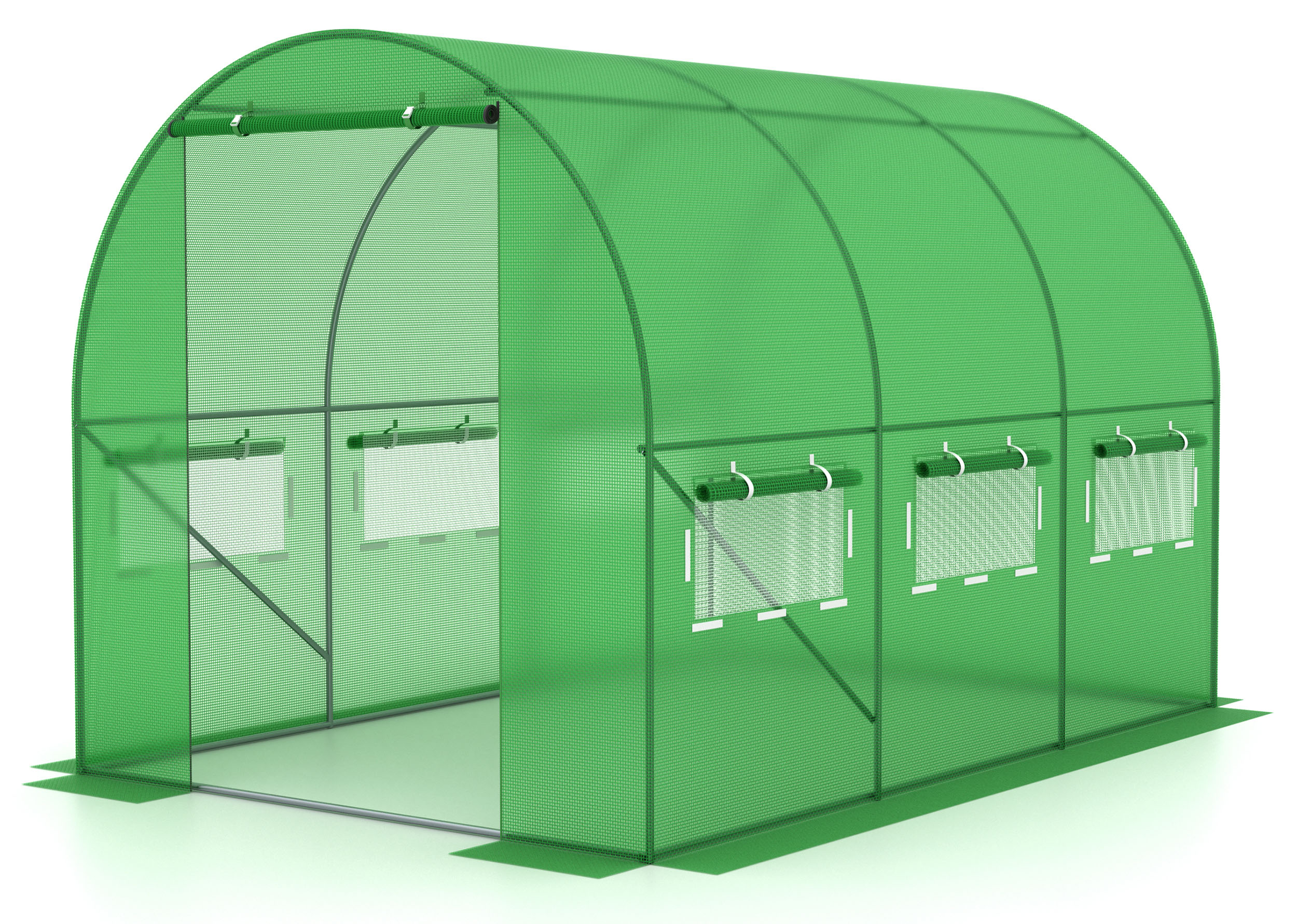 Ogrodowy tunel foliowy - szklarnia ogrodowa 2x2m