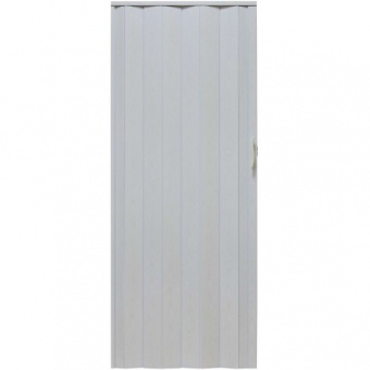 Drzwi harmonijkowe 001P - 90 cm - 49 biały dąb mat 