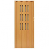 Drzwi harmonijkowe 001S - 80 cm - 8671 buk mat