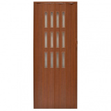 Drzwi harmonijkowe 001S - 90 cm - 029 mahoń mat