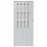 Drzwi harmonijkowe 007 - 86 cm - 014W biały dąb mat