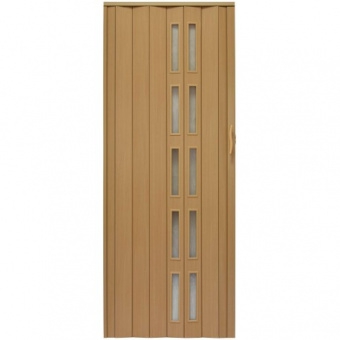 Drzwi harmonijkowe 005S - 90 cm - 32 olcha mat