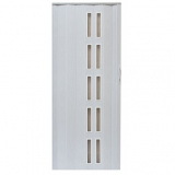 Drzwi harmonijkowe 005S - 100 cm - 49 biały dąb mat 