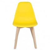 Krzesło skandynawskie DSW ASTE żółte