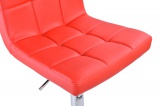 Hoker krzesło barowe AZARA czerwone