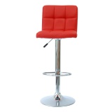 Hoker krzesło barowe AZARA czerwone