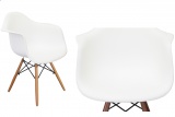 Krzesło styl skandi DAW NICEA białe