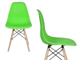 Krzesło skandynawskie DSR Paris zielone