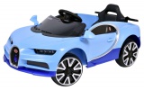 Samochodzik elektryczny styl Bugatti niebieski