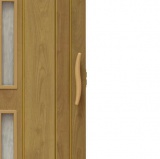 Drzwi harmonijkowe 001S - 90 cm - 46G jasny dąb G