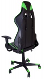Fotel gamingowy SHADOW GAMER | czarno-zielony