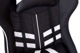 Fotel biurowy SHADOW GAMER czarno-biały