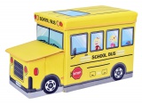 Pufa - pojemnik żółty autobus szkolny