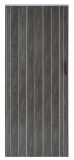 Drzwi harmonijkowe 001P - 90 cm - 64 dąb grafit mat 
