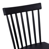 Krzesło retro ODETTA czarne