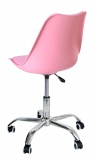 Fotel biurowy obrotowy AZEL różowy