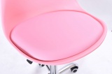 Fotel biurowy obrotowy AZEL różowy