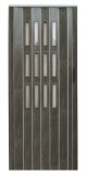 Drzwi harmonijkowe 001S - 80 cm - 64 dąb grafit mat