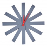 Zegar ścienny norweski TREVLIG - 50 cm - szary