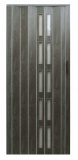 Drzwi harmonijkowe 005S - 90 cm - 64 dąb grafit mat